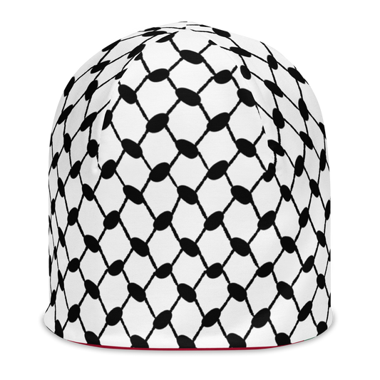 CAP Beanie - KUFIYAH - (Inner Lining) Black/Green/Red