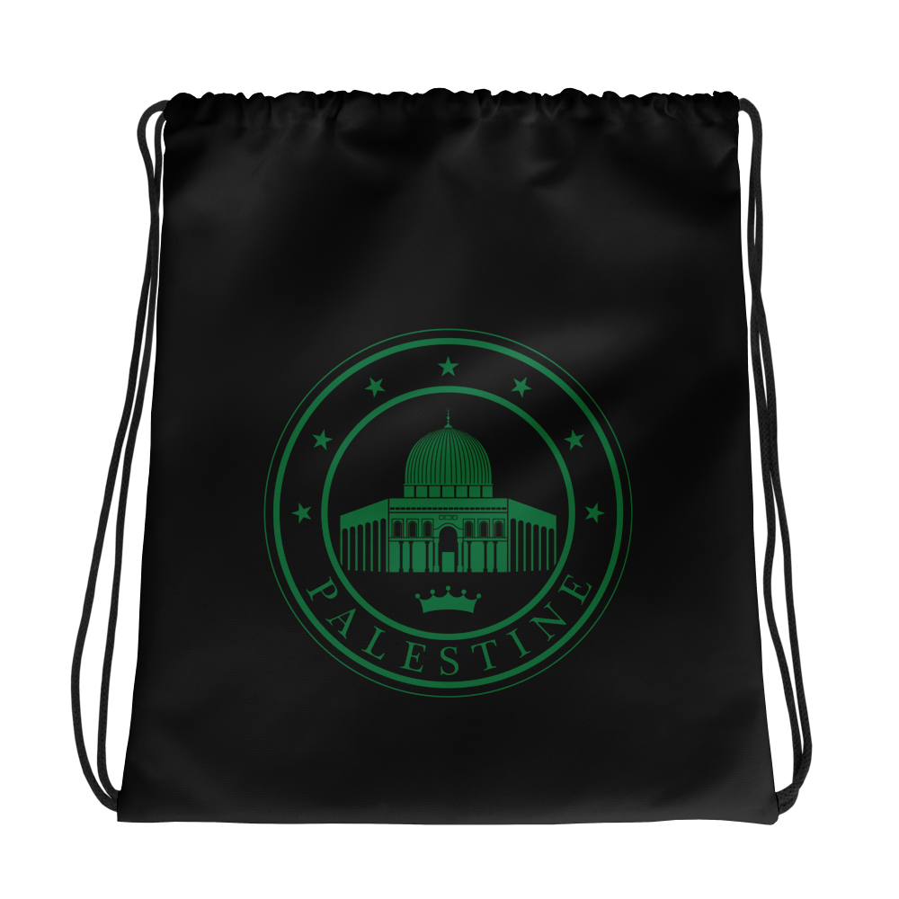 BAG Drawstring - PALESTINE - Black