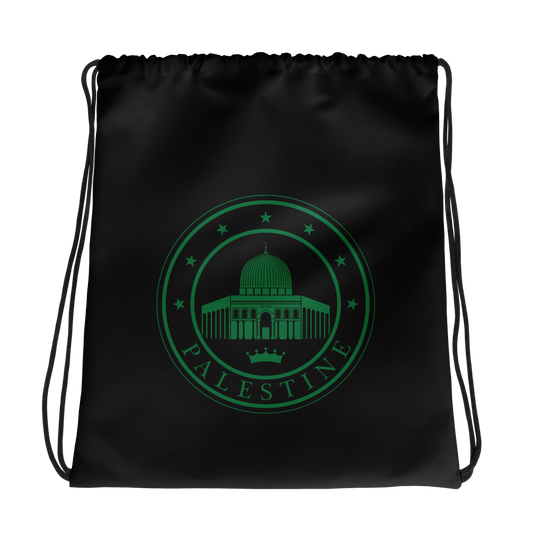 BAG Drawstring - PALESTINE - Black