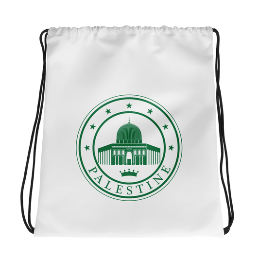 BAG Drawstring - PALESTINE - White