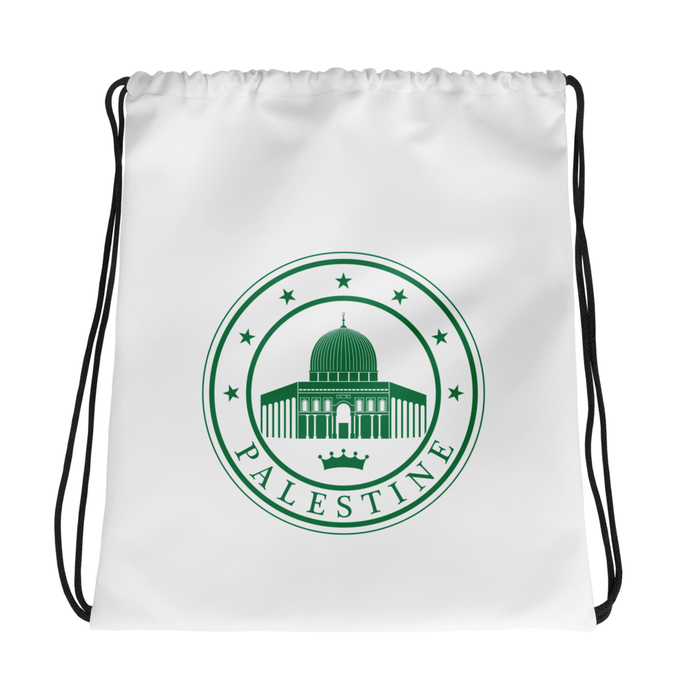 BAG Drawstring - PALESTINE - White