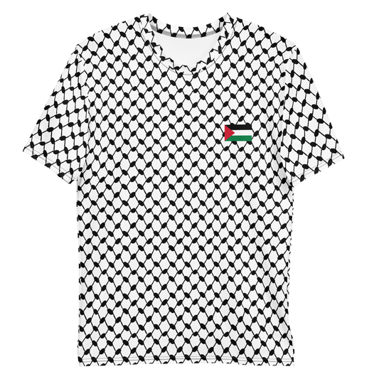 MEN's T-shirt - KUFIYAH w/ FLAG