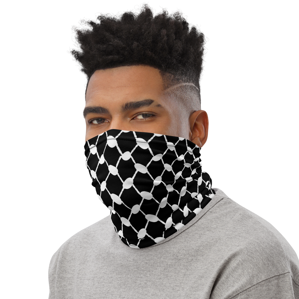 FACE Mask Neck Warmer - KUFIYAH - Black