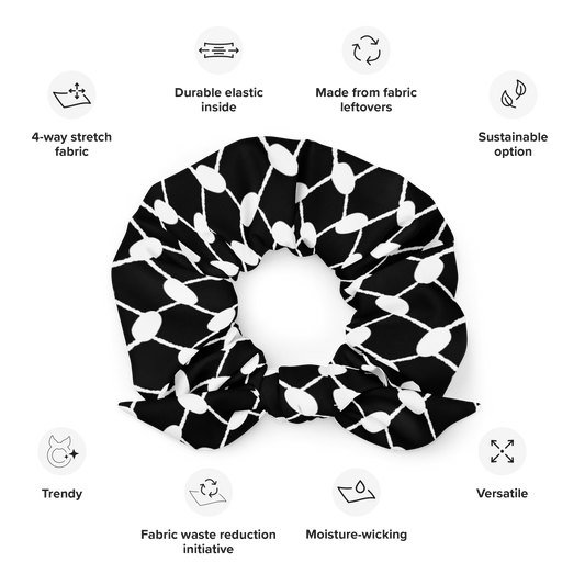 WOMEN's Hair Scrunchie - KUFIYAH - Black