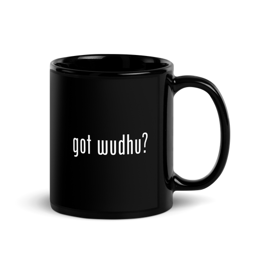 MUG Glossy Black - GOT WUDHU