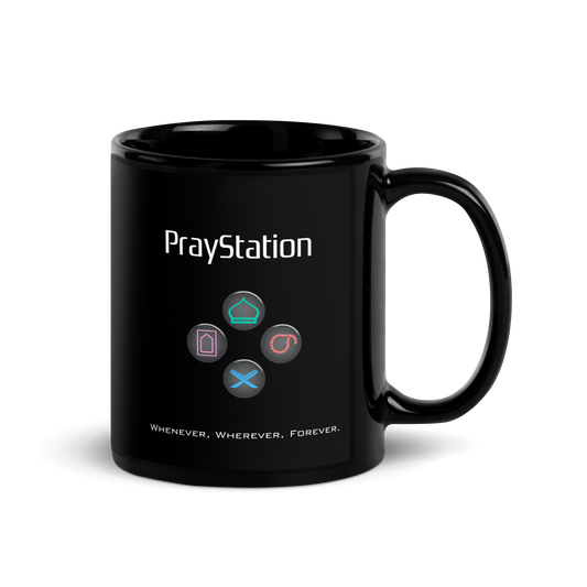MUG Glossy Black - PRAYSTATION