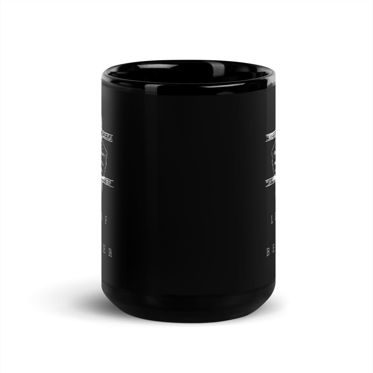 MUG Glossy Black - LIFE OF A BELIEVER