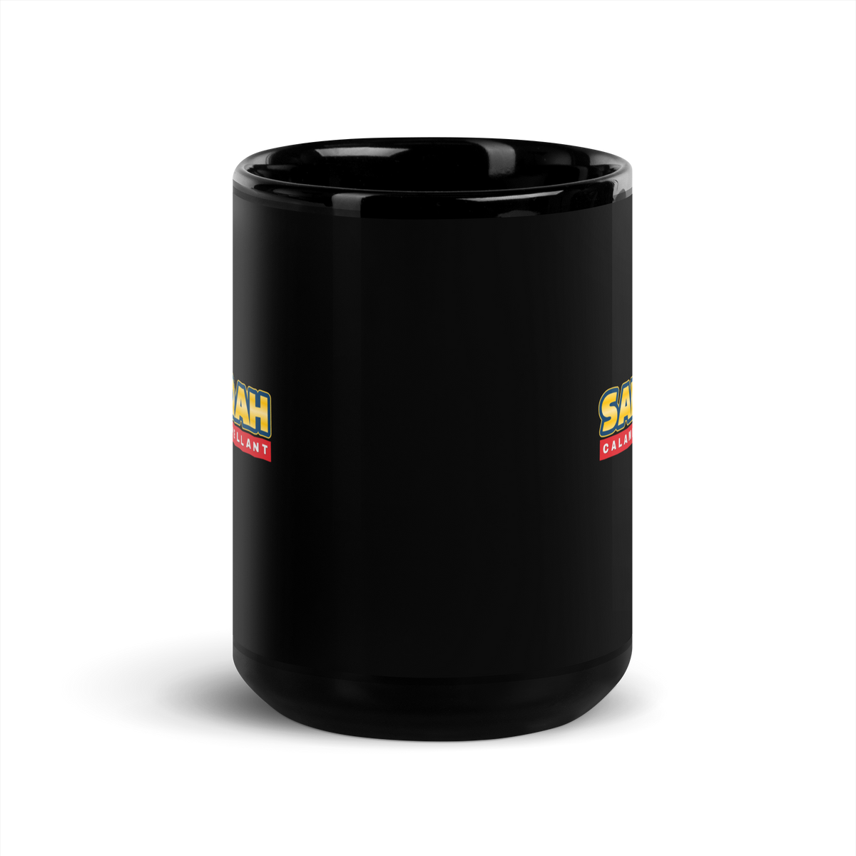 MUG Glossy Black - SADAQAH CALAMITY REPELLANT