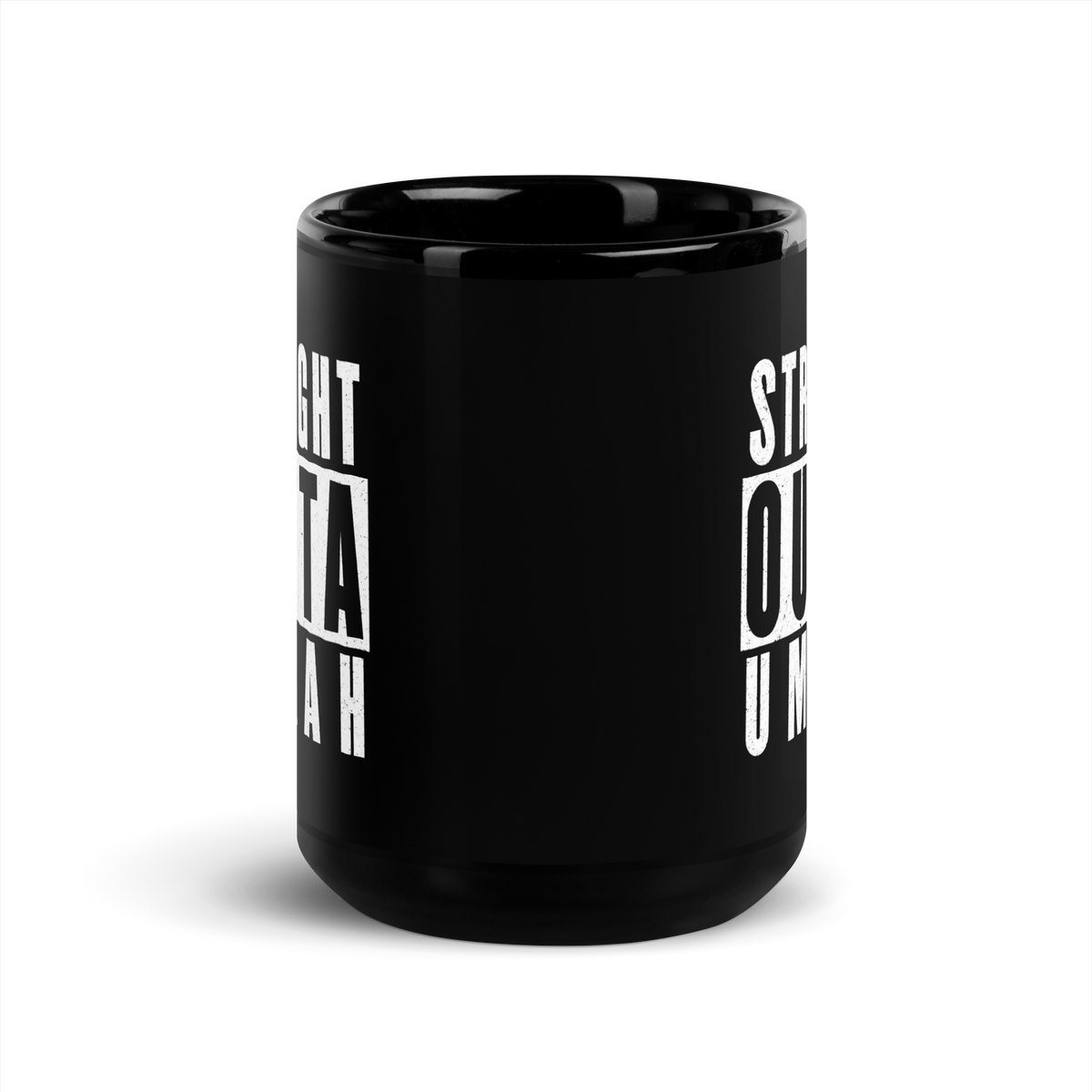 MUG Glossy Black - STRAIGHT OUTTA UMRAH