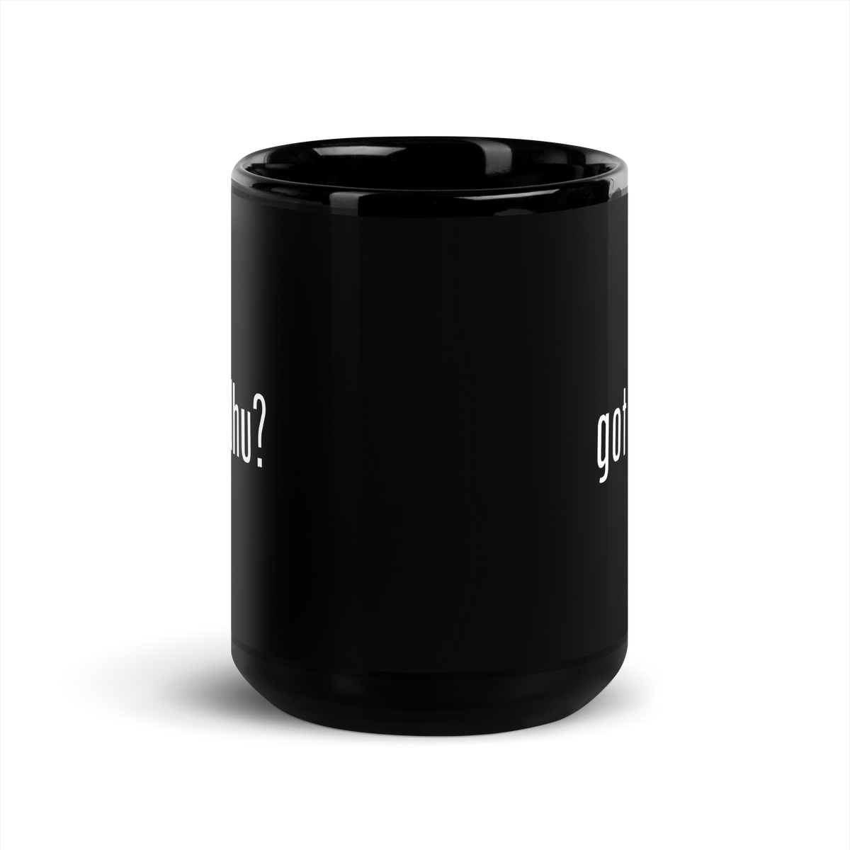 MUG Glossy Black - GOT WUDHU