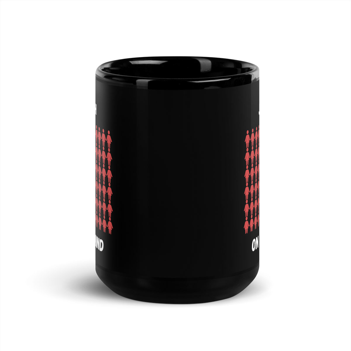 MUG Glossy Black - JANNAH ON MY MIND - White