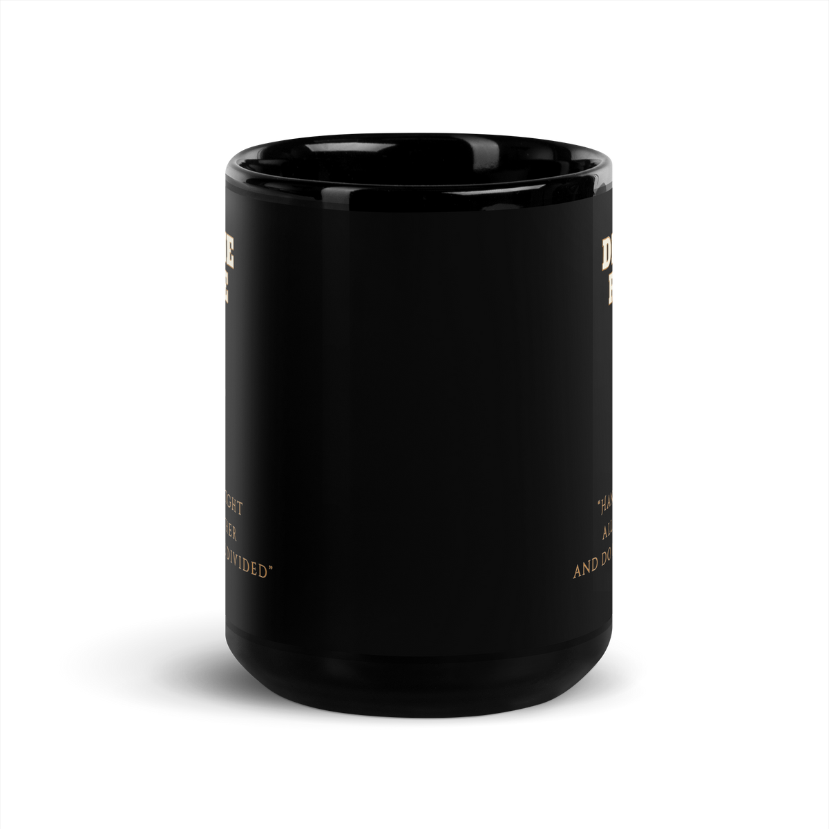 MUG Glossy Black - DIVINE ROPE