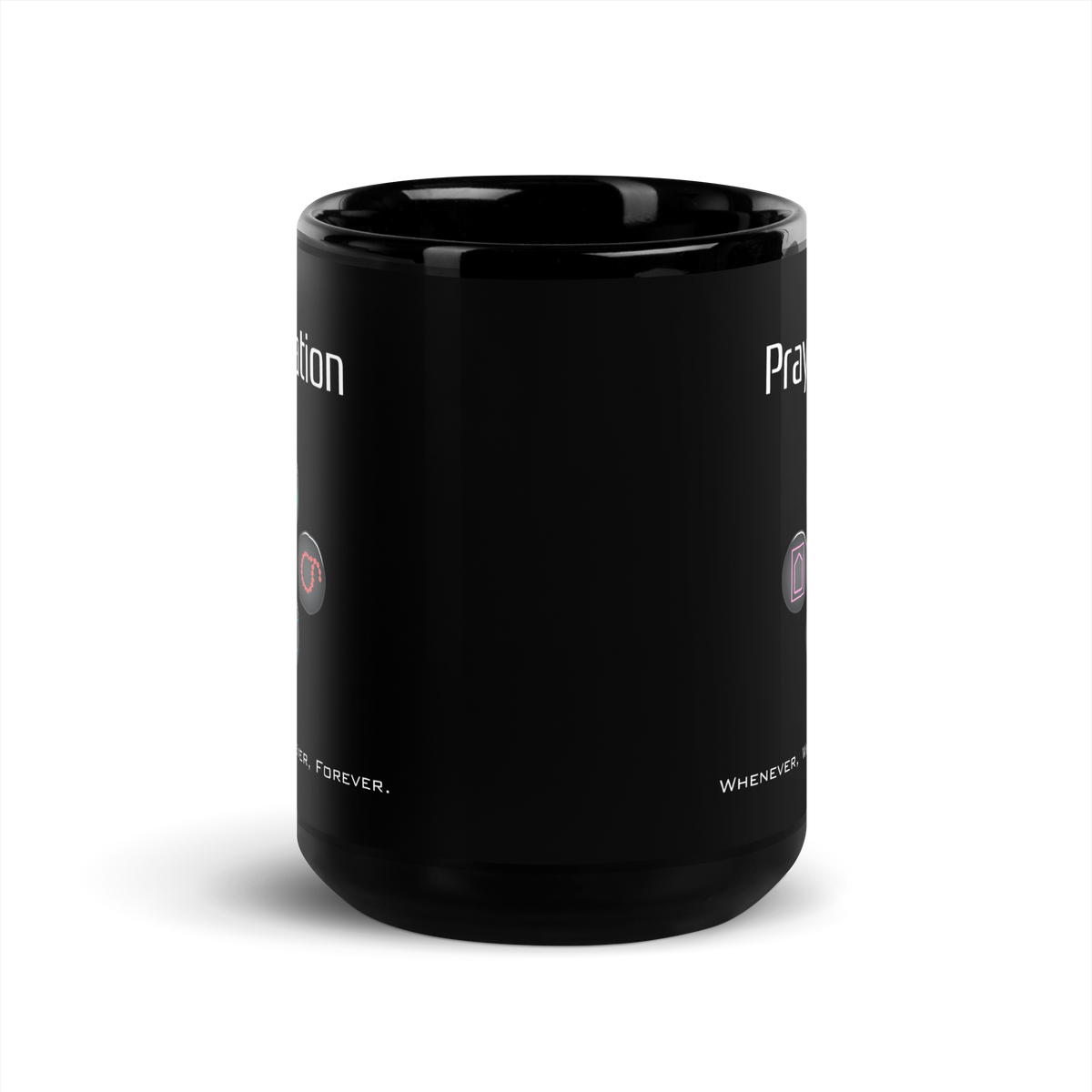 MUG Glossy Black - PRAYSTATION