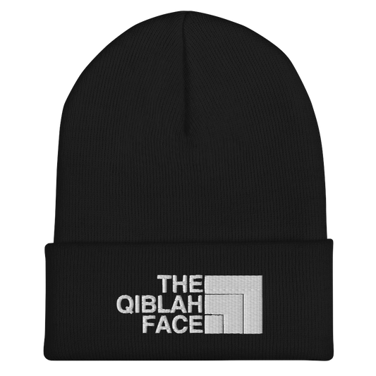 CAP Beanie - THE QIBLAH FACE - White