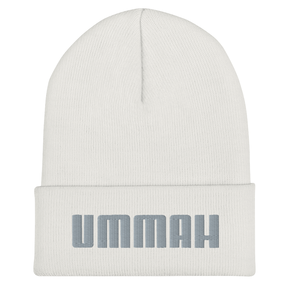 CAP Cuffed Beanie - UMMAH - Silver