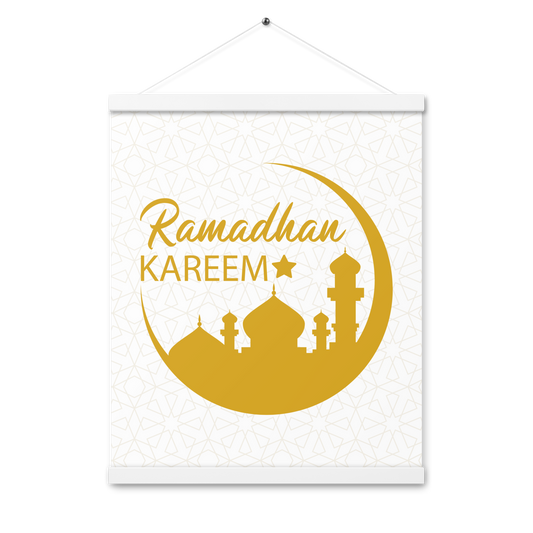 POSTER Hanger - RAMADĀN KAREEM - Gold (16" X 20")