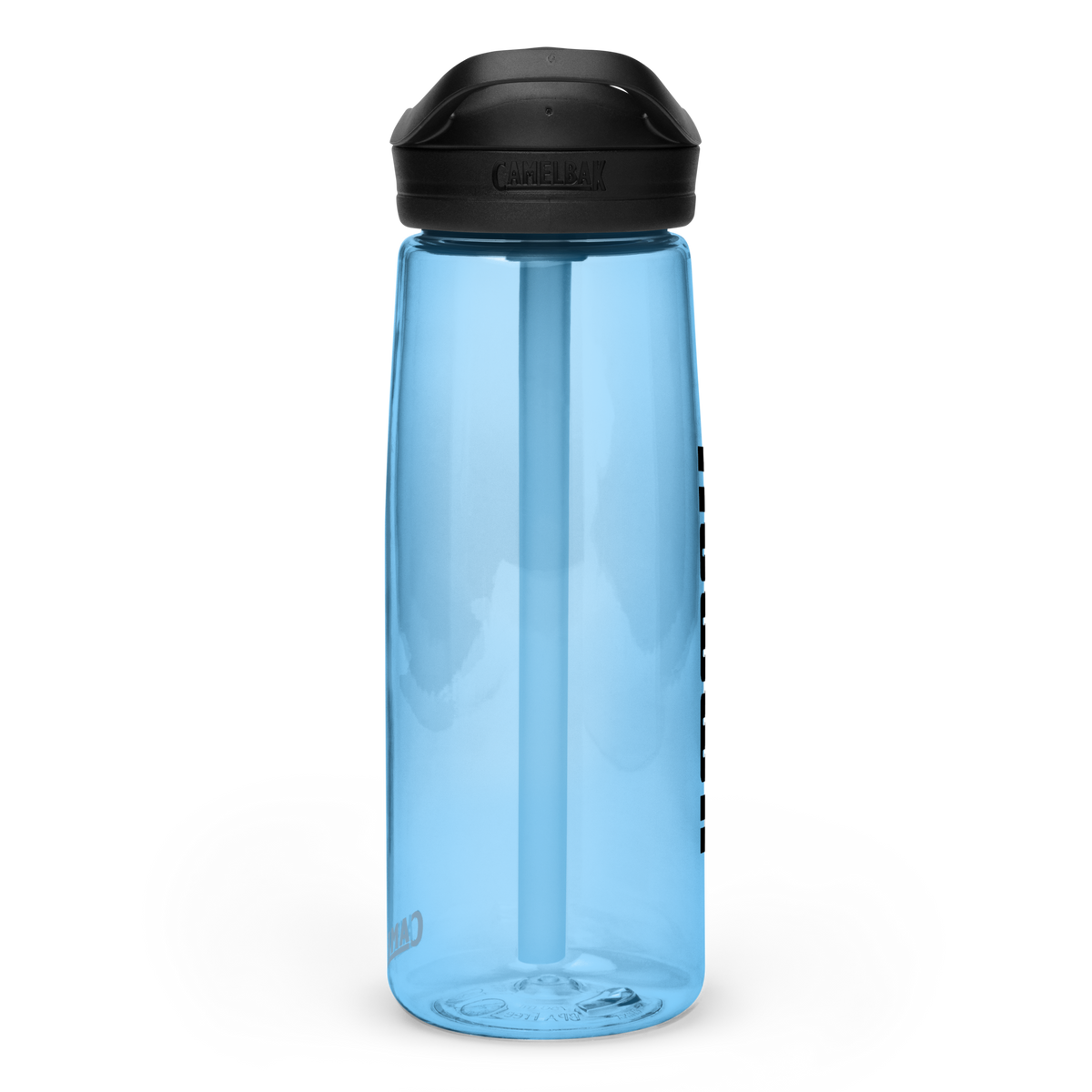 DRINK Water Bottle w/ Lid and Straw - UMMAH (Centered/Large) - Black