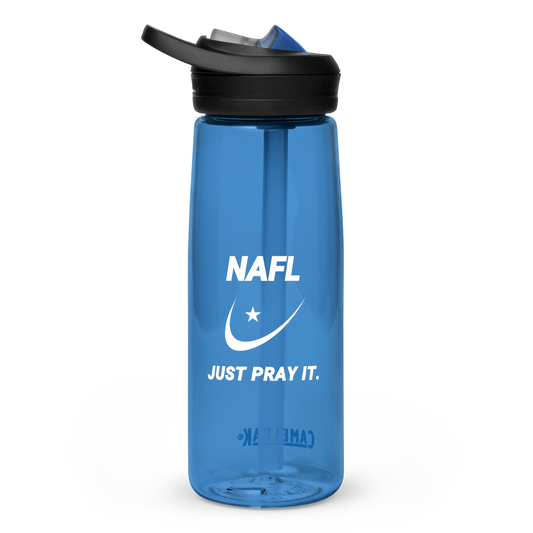 DRINK Water Bottle w/ Lid and Straw - NAFL - White