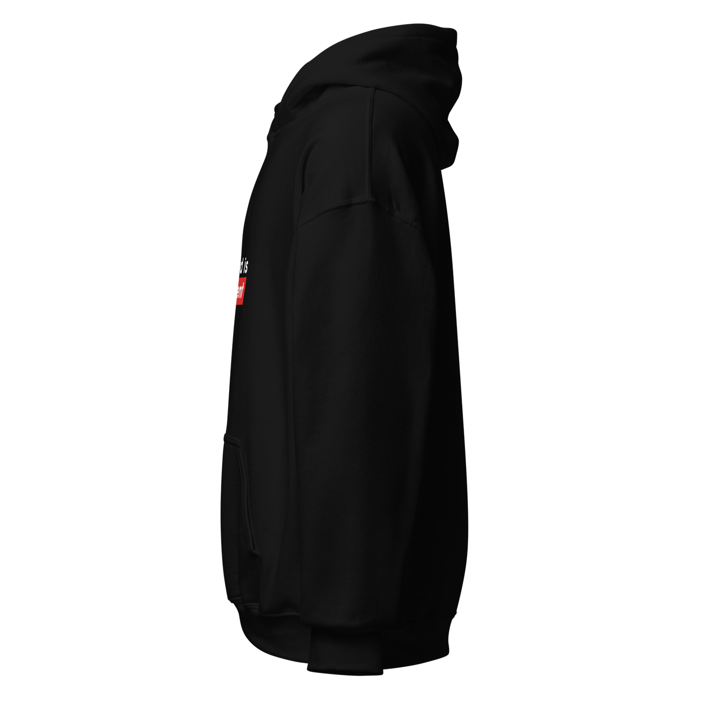 HOODIE Heavy Blend (Adult) - MY LORD IS SUFFICIENT (Centered/Medium) - White