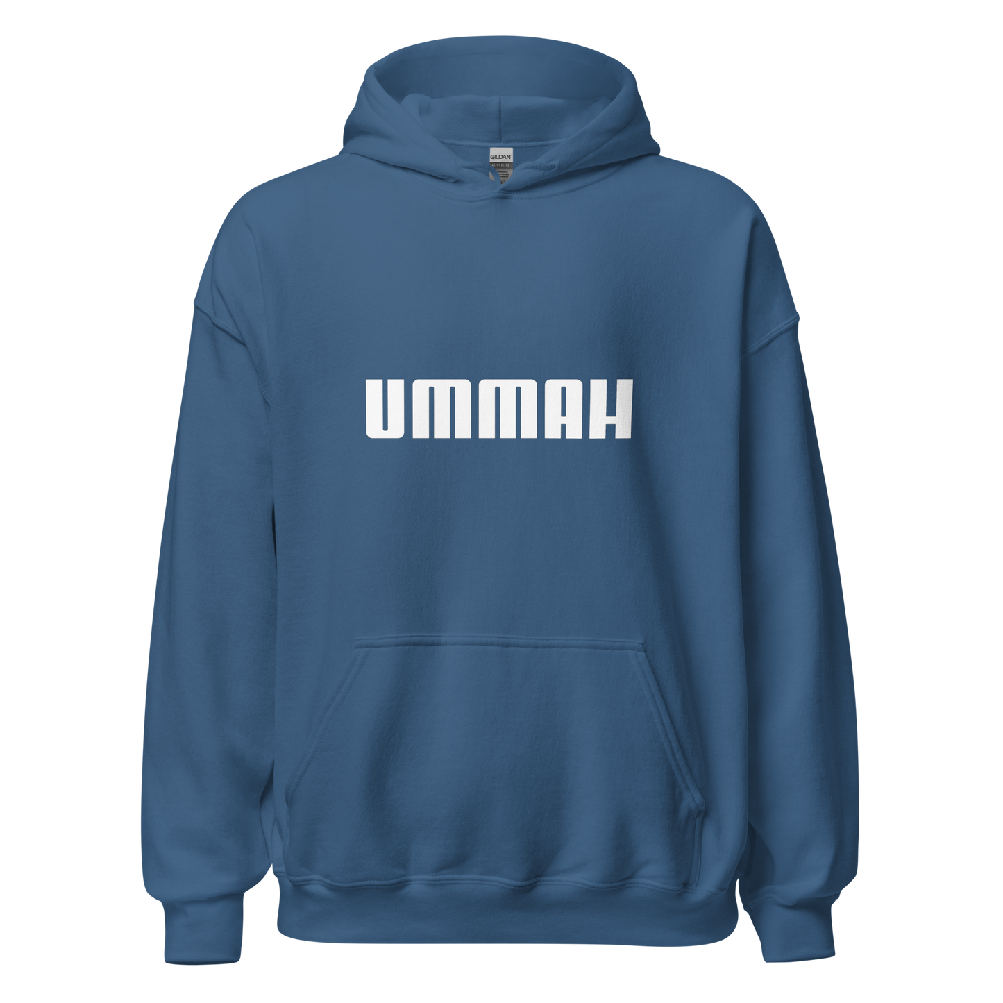 HOODIE Heavy Blend (Adult) - UMMAH (Centered/Medium) - White