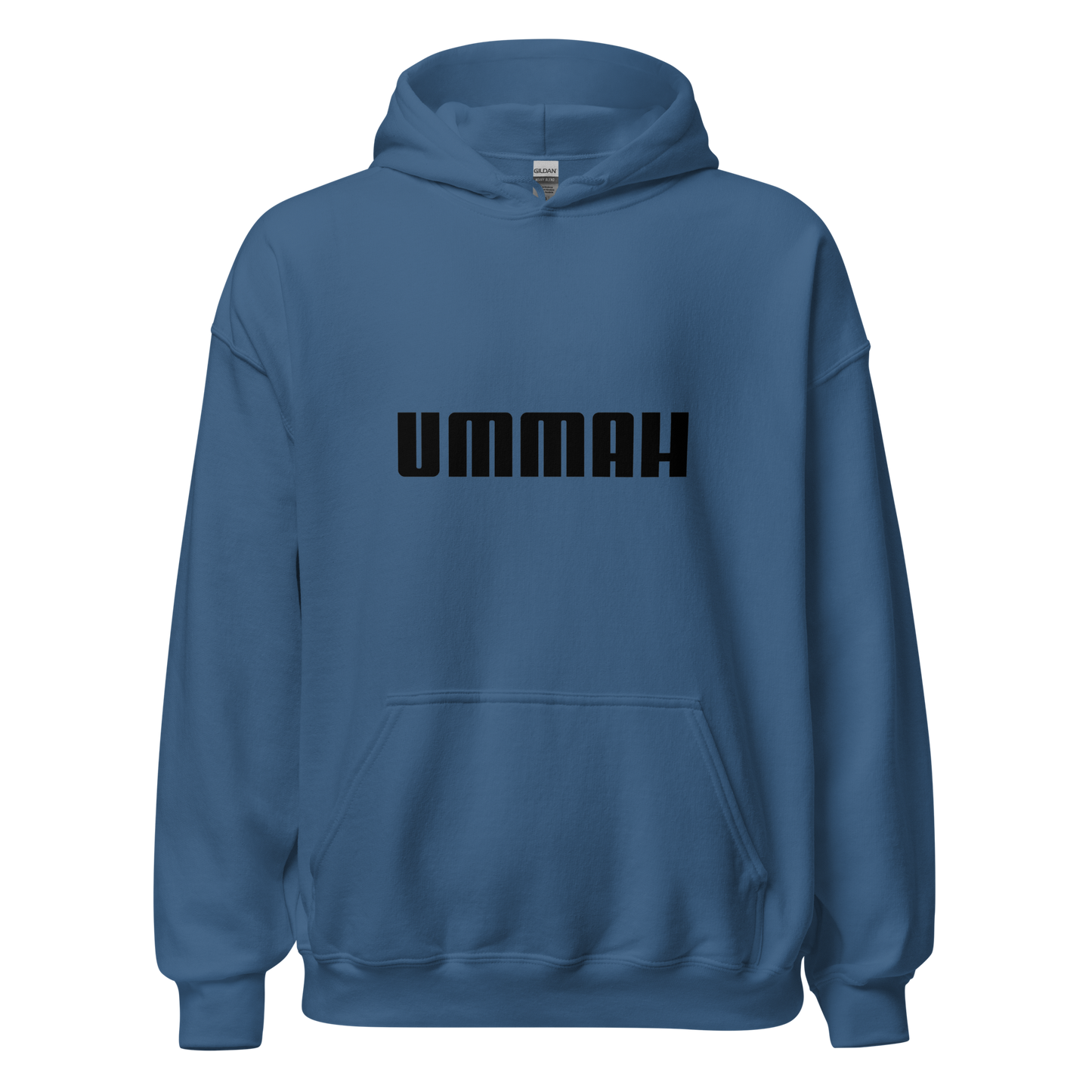 HOODIE Heavy Blend (Adult) - UMMAH (Centered/Medium) - Black