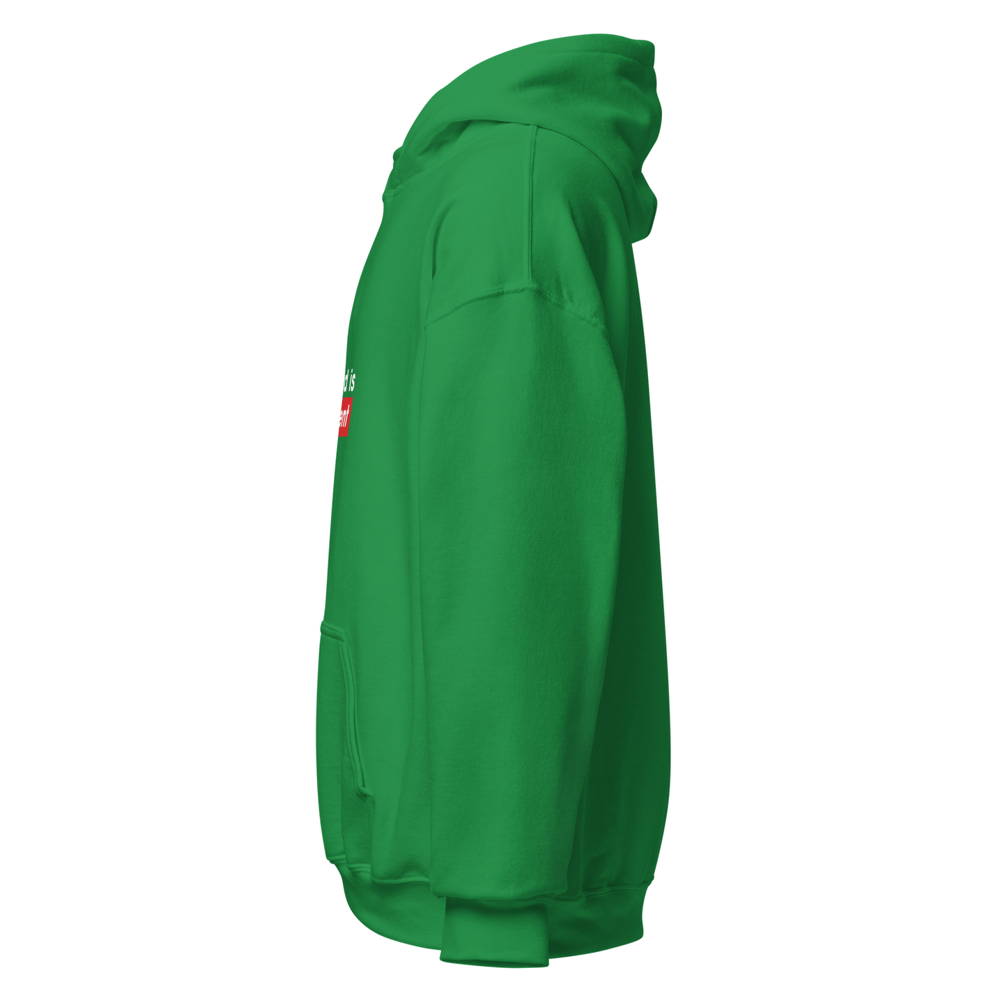 HOODIE Heavy Blend (Adult) - MY LORD IS SUFFICIENT (Centered/Medium) - White