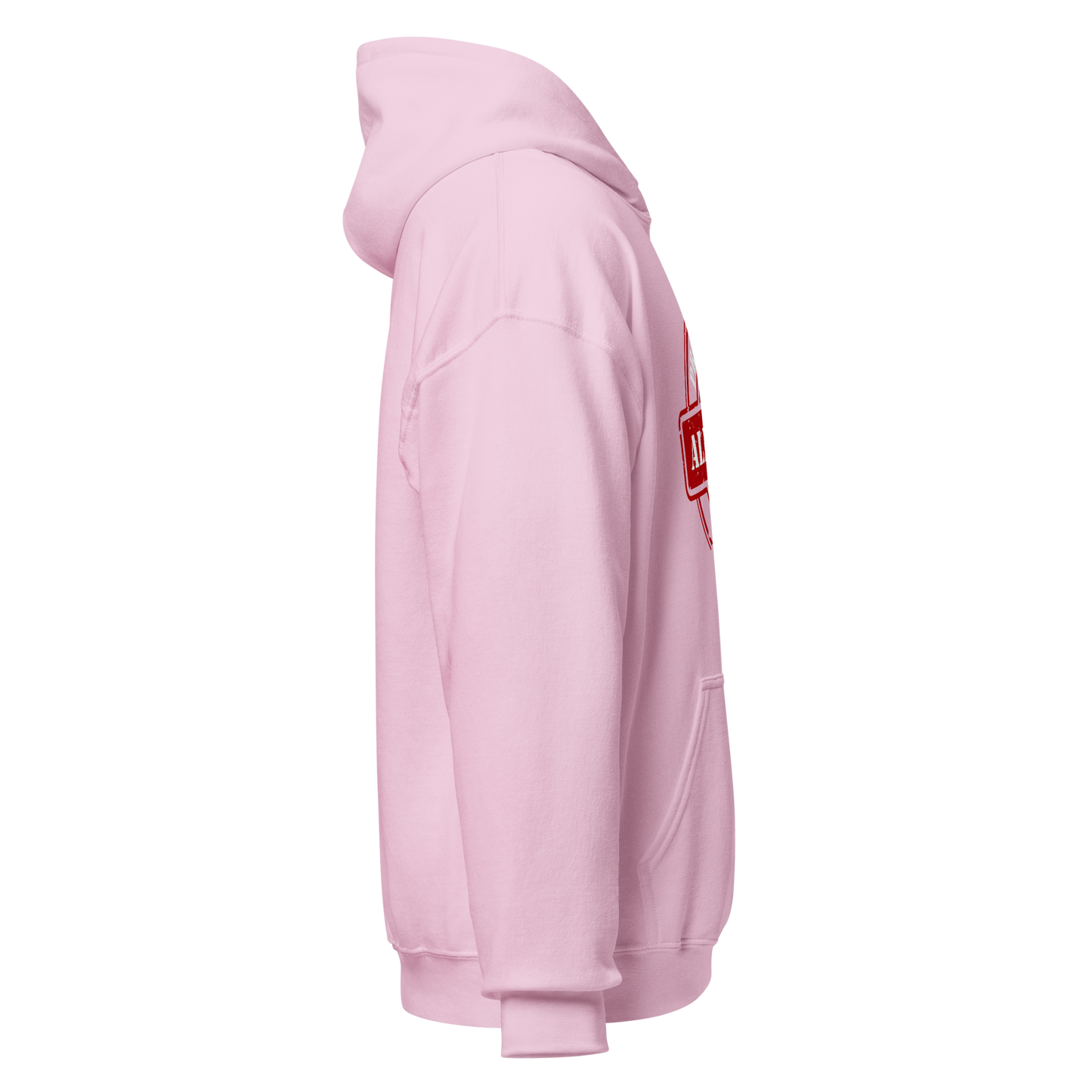 HOODIE Heavy Blend (Adult) - PROPERTY OF THE ALMIGHTY - White/White/Red