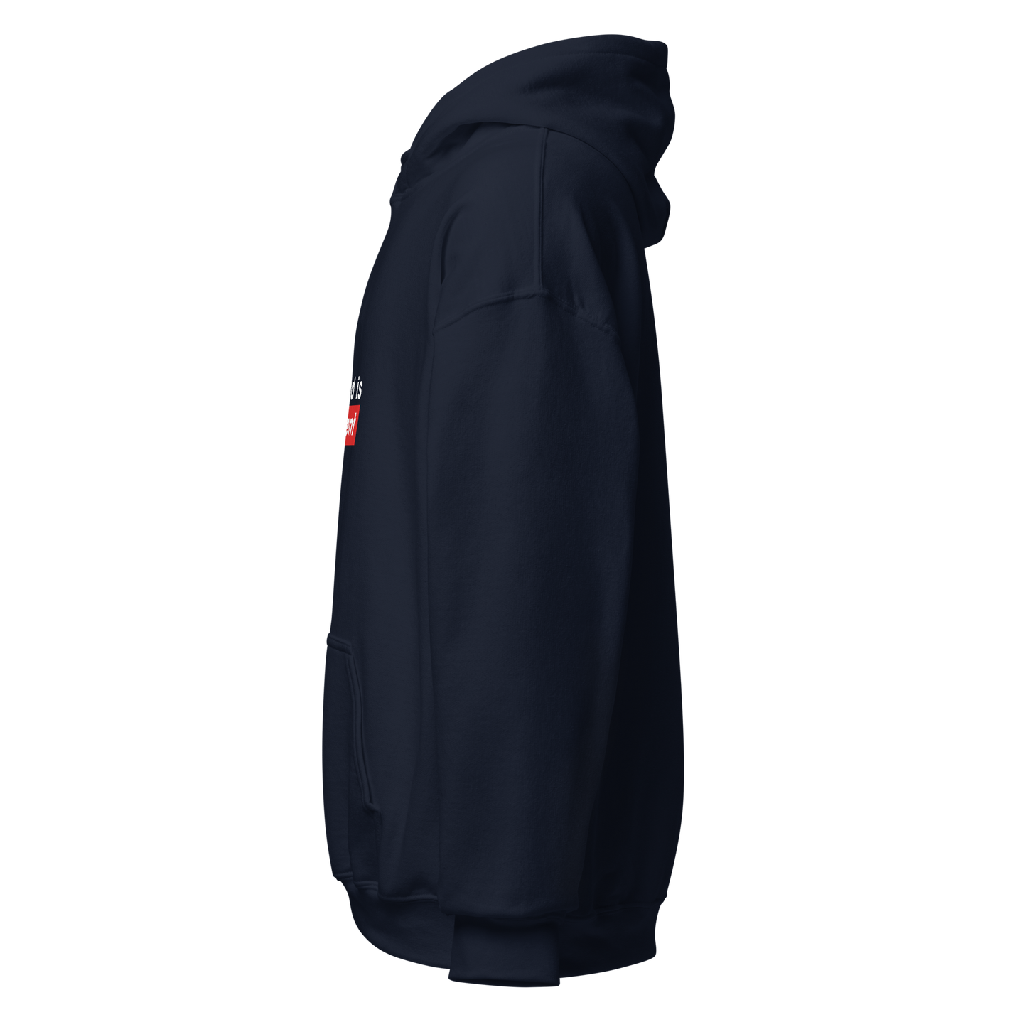 HOODIE Heavy Blend (Adult) - MY LORD IS SUFFICIENT (Centered/Medium) - White