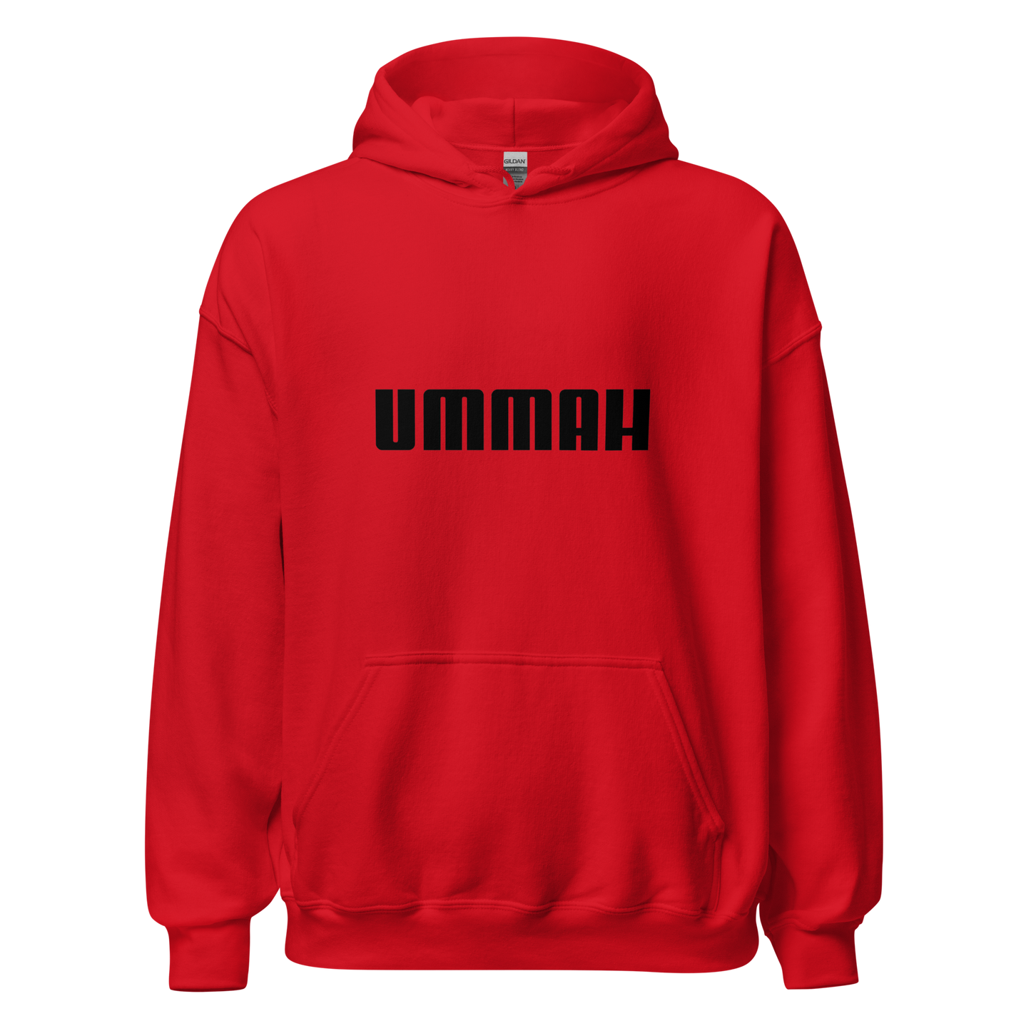 HOODIE Heavy Blend (Adult) - UMMAH (Centered/Medium) - Black