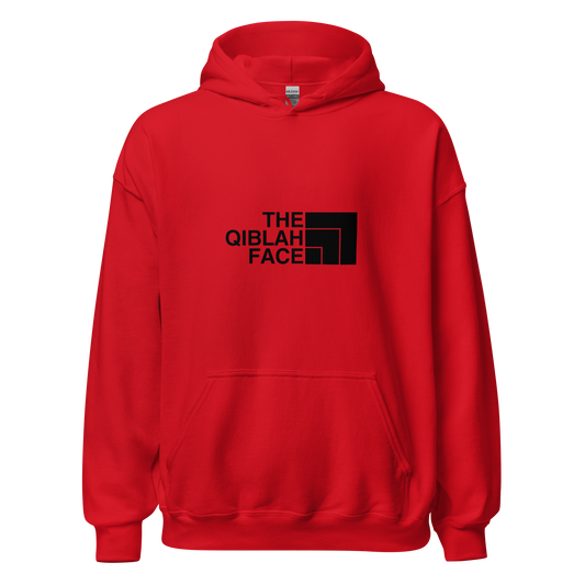 HOODIE Heavy Blend (Adult) - THE QIBLAH FACE - Black