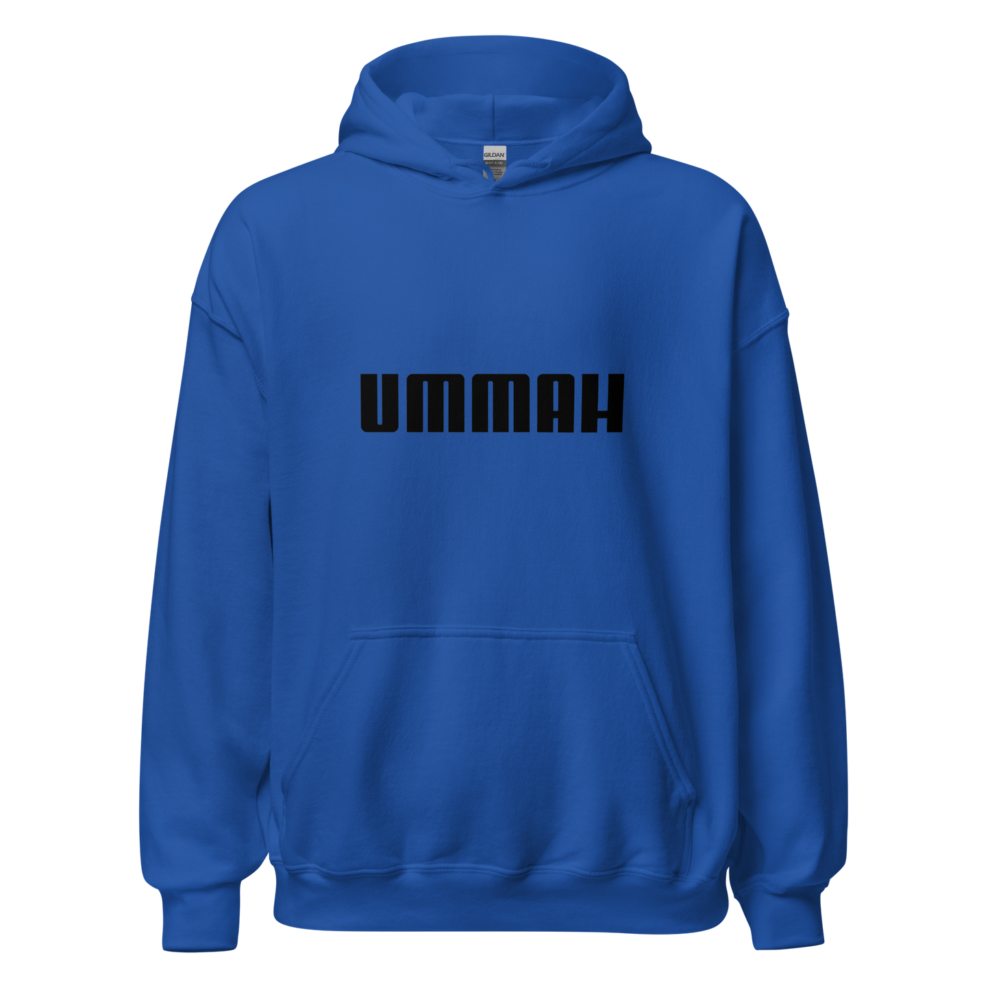 HOODIE Heavy Blend (Adult) - UMMAH (Centered/Medium) - Black