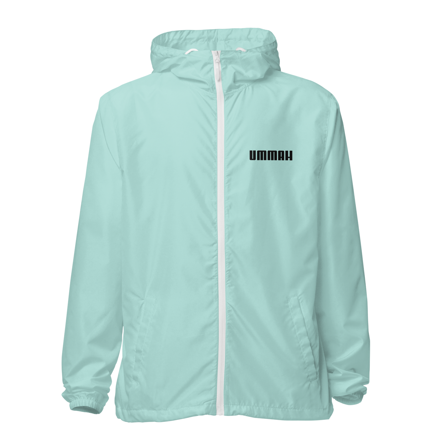 JACKET Lightweight Zip Windbreaker - UMMAH - Black