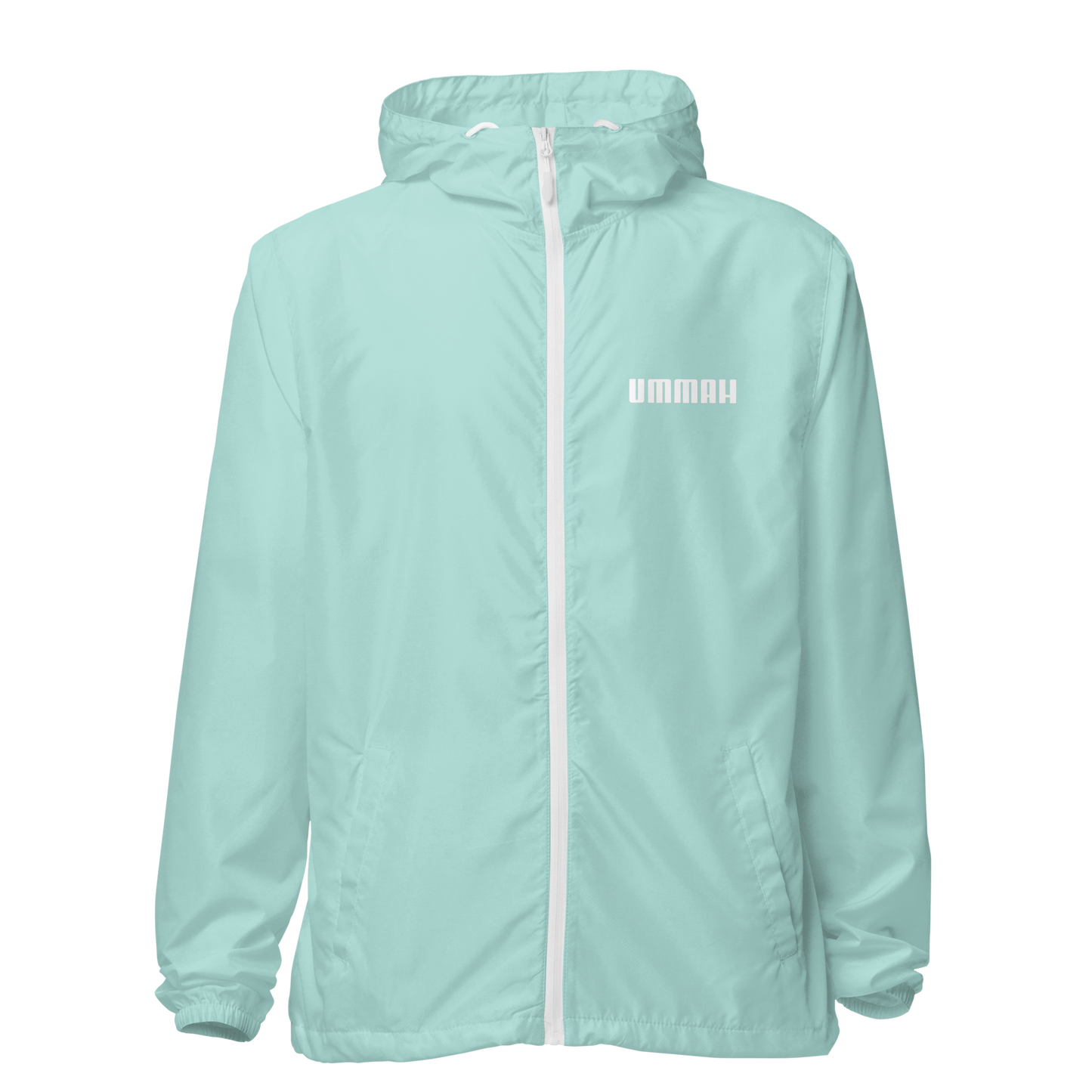 JACKET Lightweight Zip Windbreaker - UMMAH - White