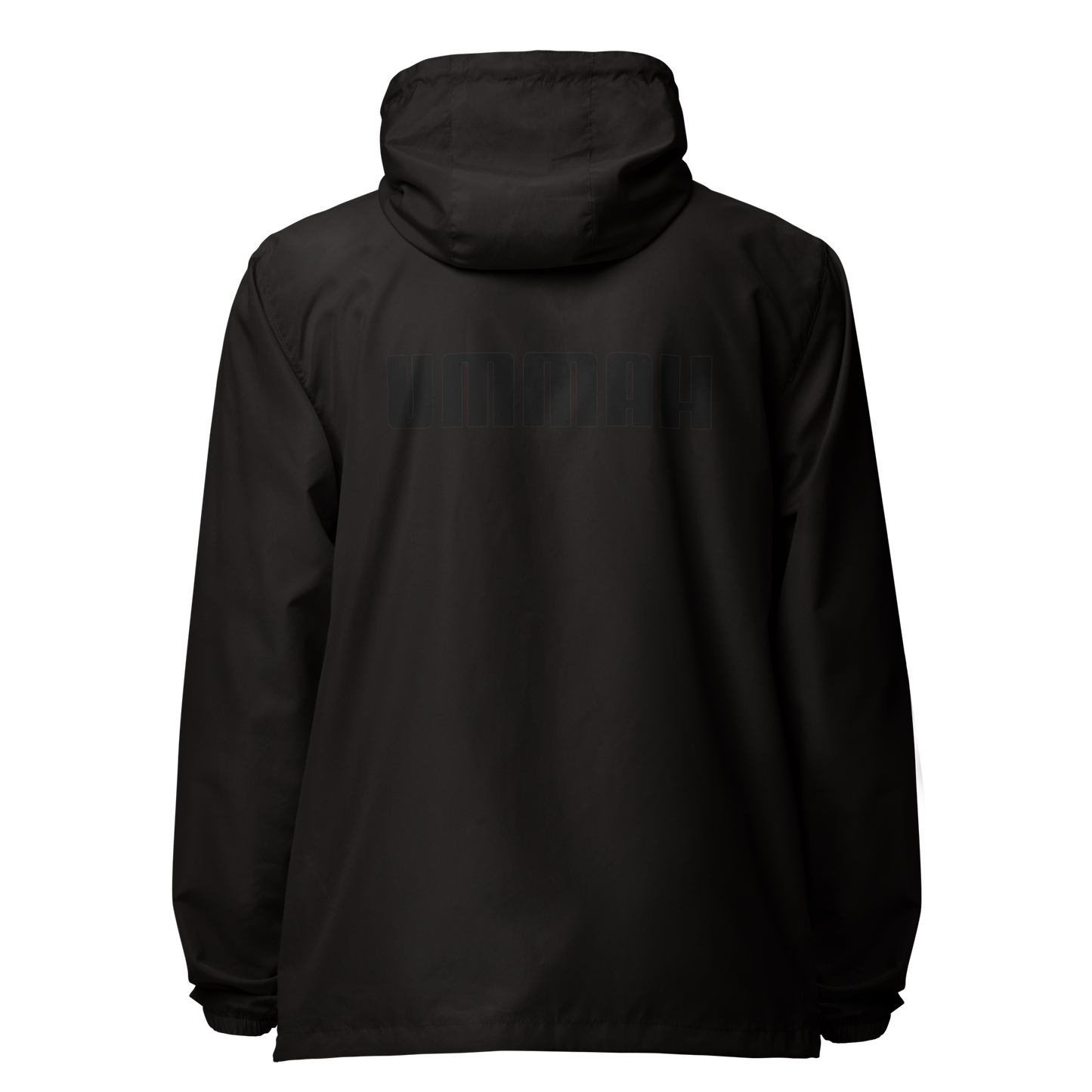 JACKET Lightweight Zip Windbreaker - UMMAH - Black