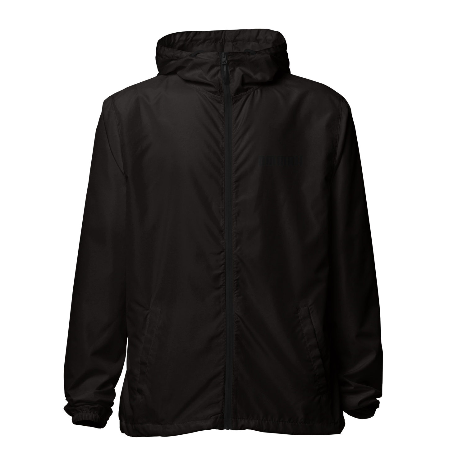 JACKET Lightweight Zip Windbreaker - UMMAH - Black