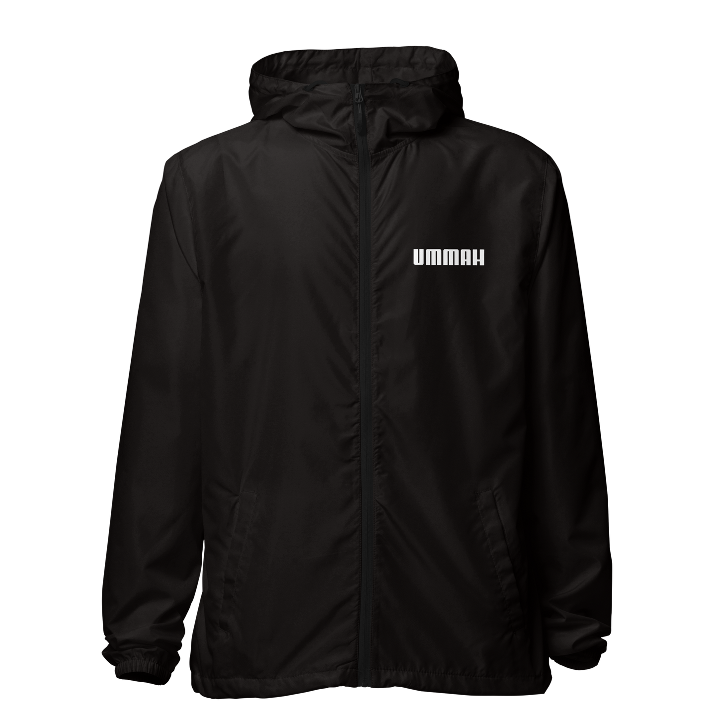 JACKET Lightweight Zip Windbreaker - UMMAH - White