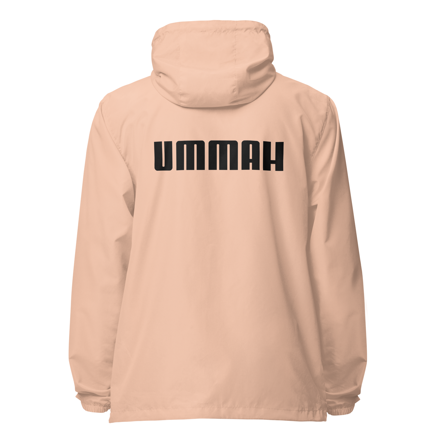 JACKET Lightweight Zip Windbreaker - UMMAH - Black