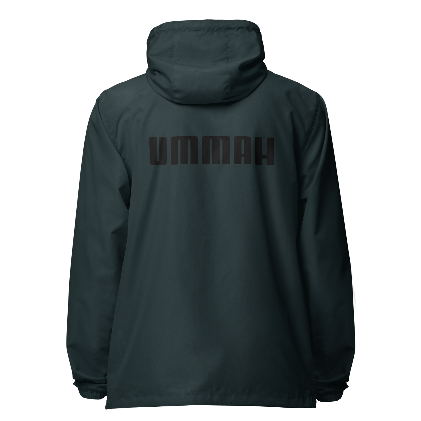 JACKET Lightweight Zip Windbreaker - UMMAH - Black