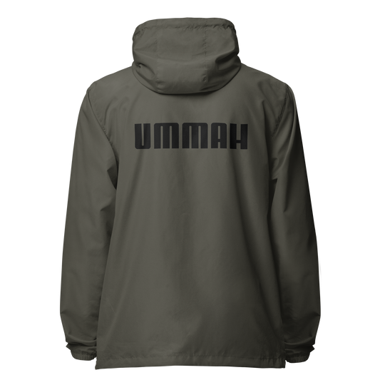 JACKET Lightweight Zip Windbreaker - UMMAH - Black