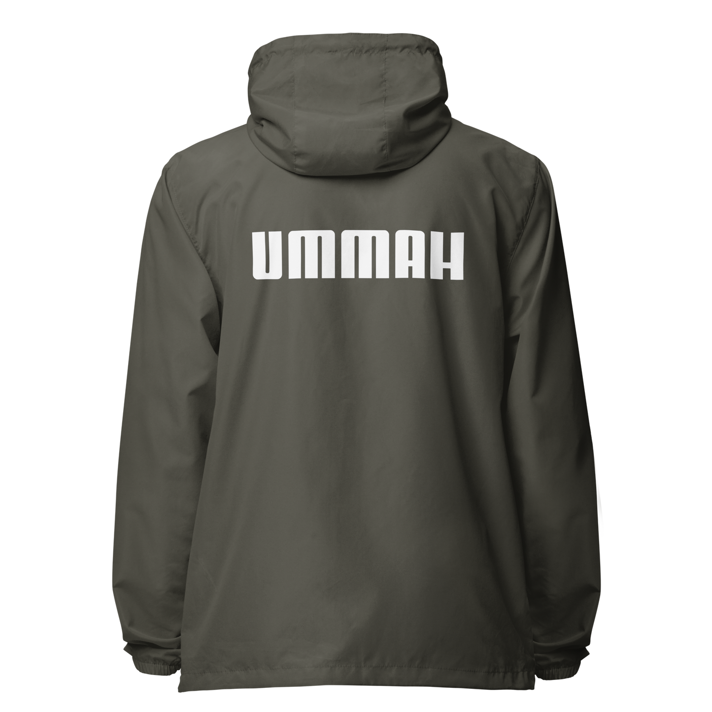 JACKET Lightweight Zip Windbreaker - UMMAH - White