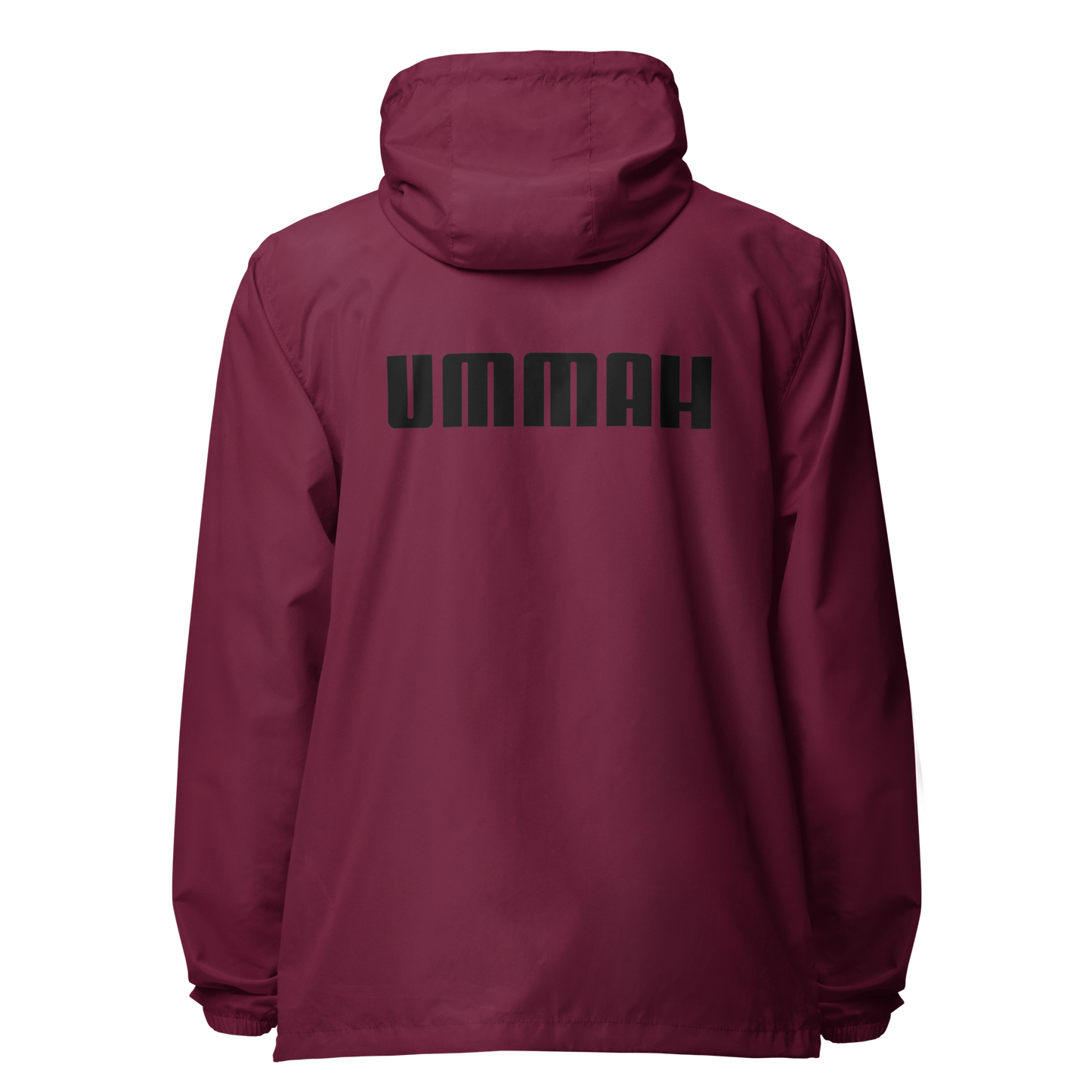 JACKET Lightweight Zip Windbreaker - UMMAH - Black