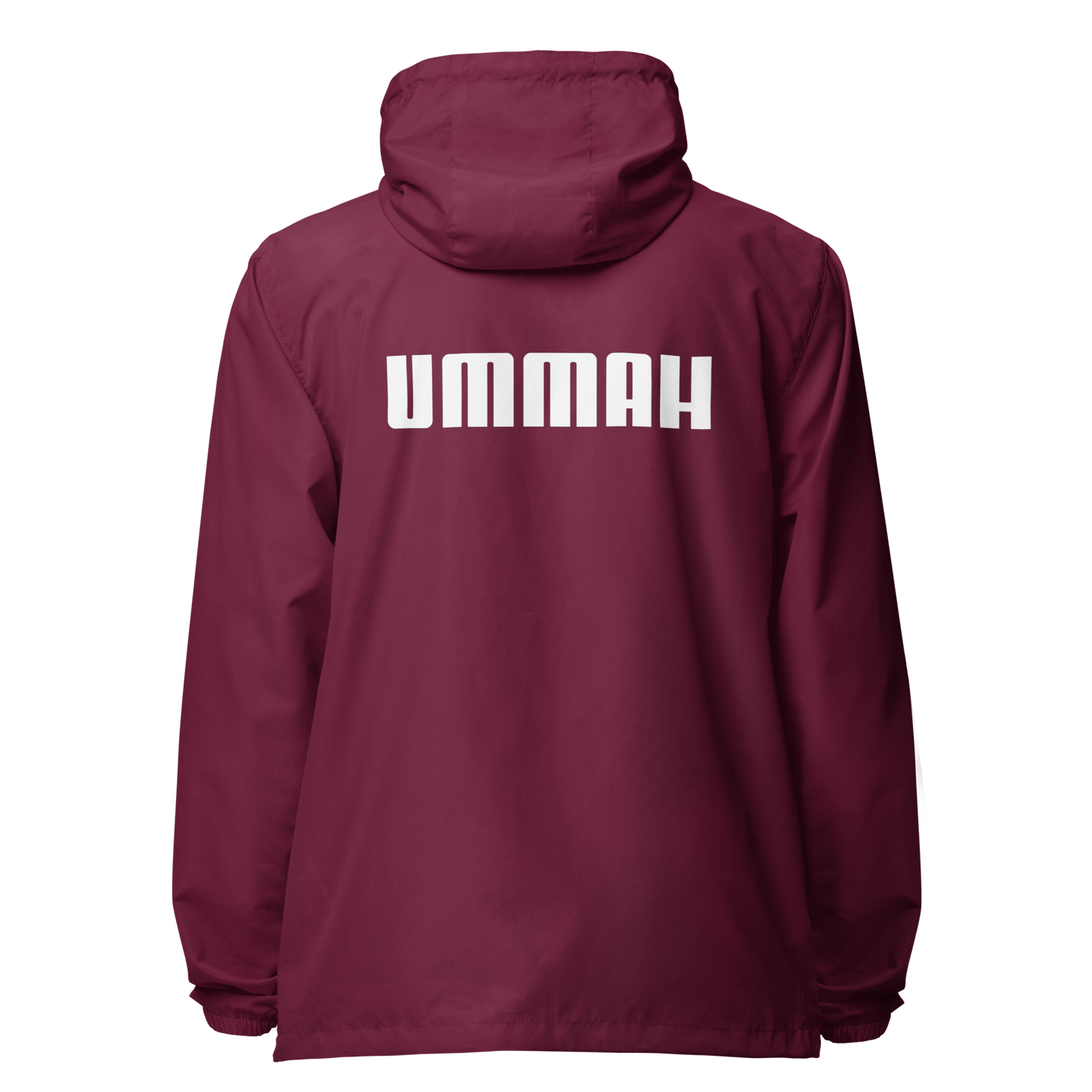 JACKET Lightweight Zip Windbreaker - UMMAH - White