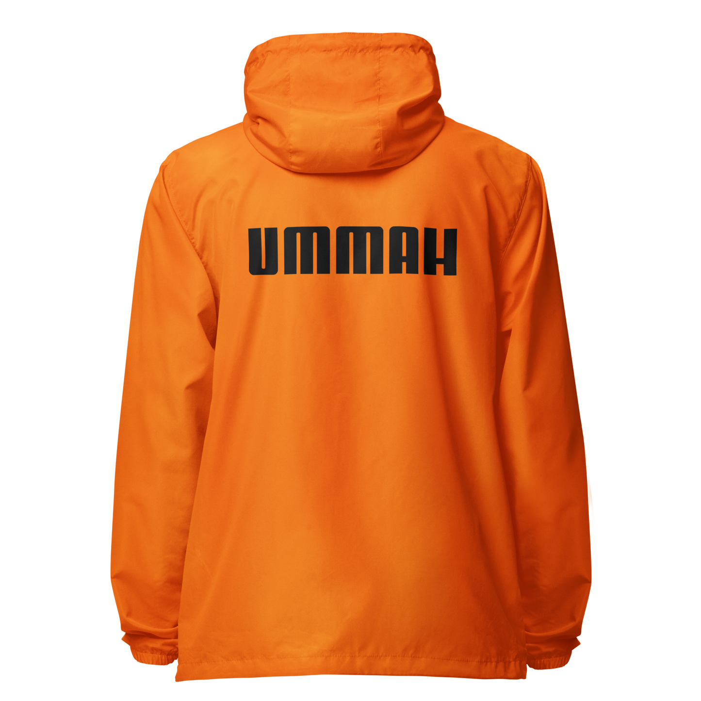 JACKET Lightweight Zip Windbreaker - UMMAH - Black