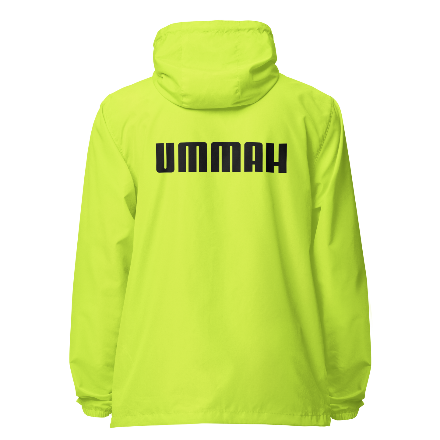JACKET Lightweight Zip Windbreaker - UMMAH - Black