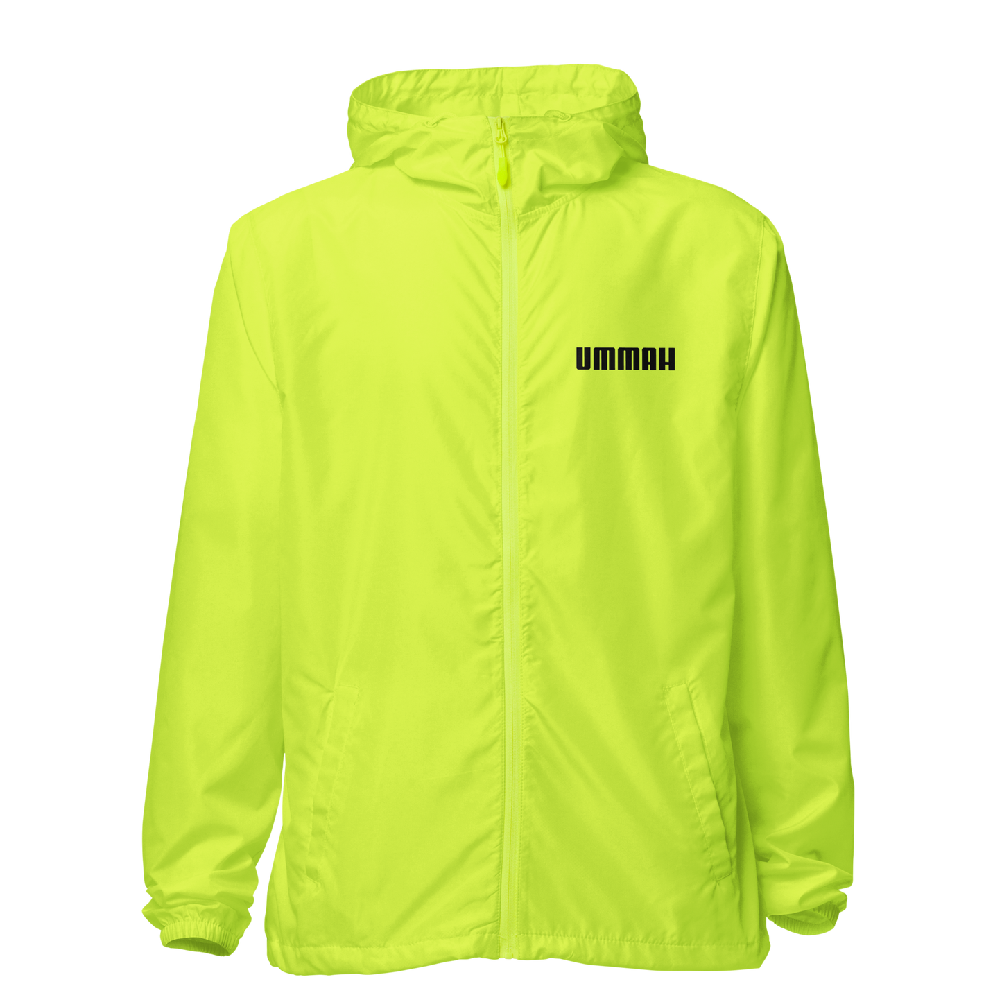JACKET Lightweight Zip Windbreaker - UMMAH - Black