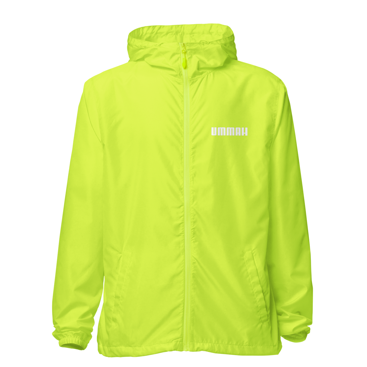 JACKET Lightweight Zip Windbreaker - UMMAH - White