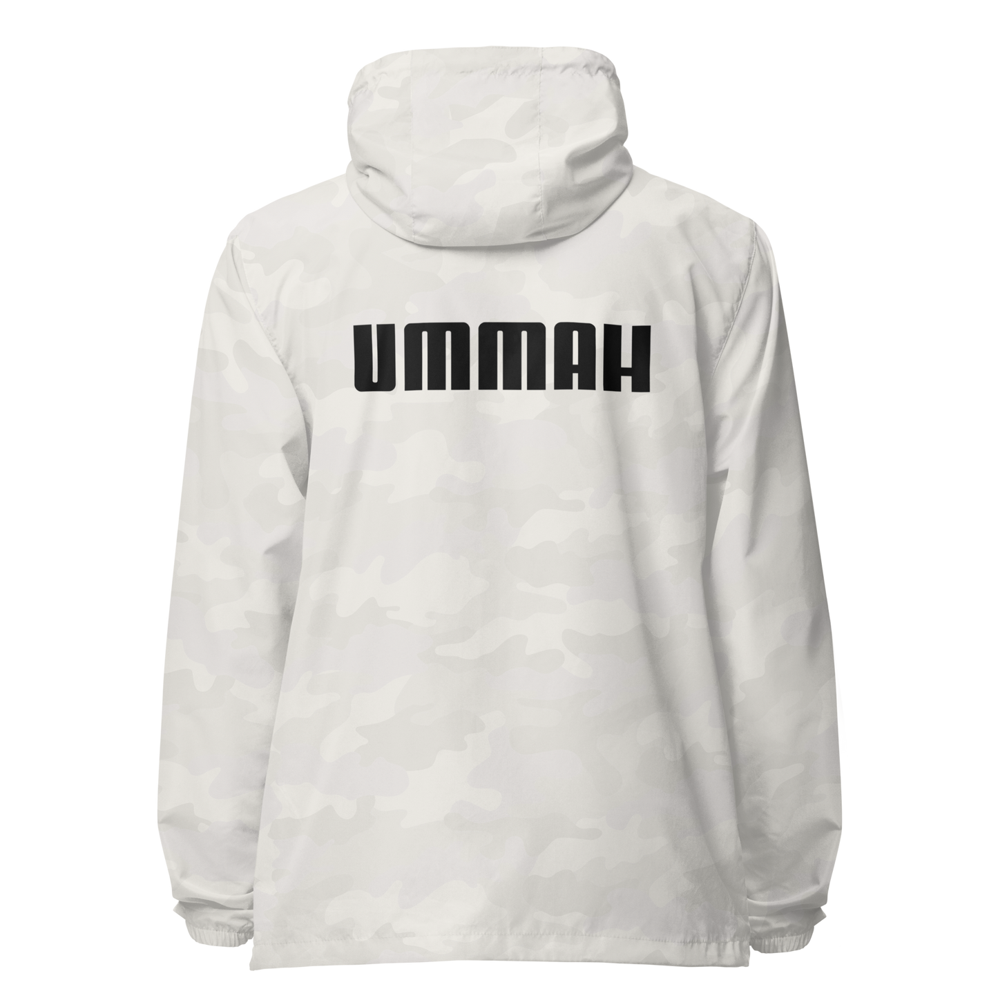 JACKET Lightweight Zip Windbreaker - UMMAH - Black