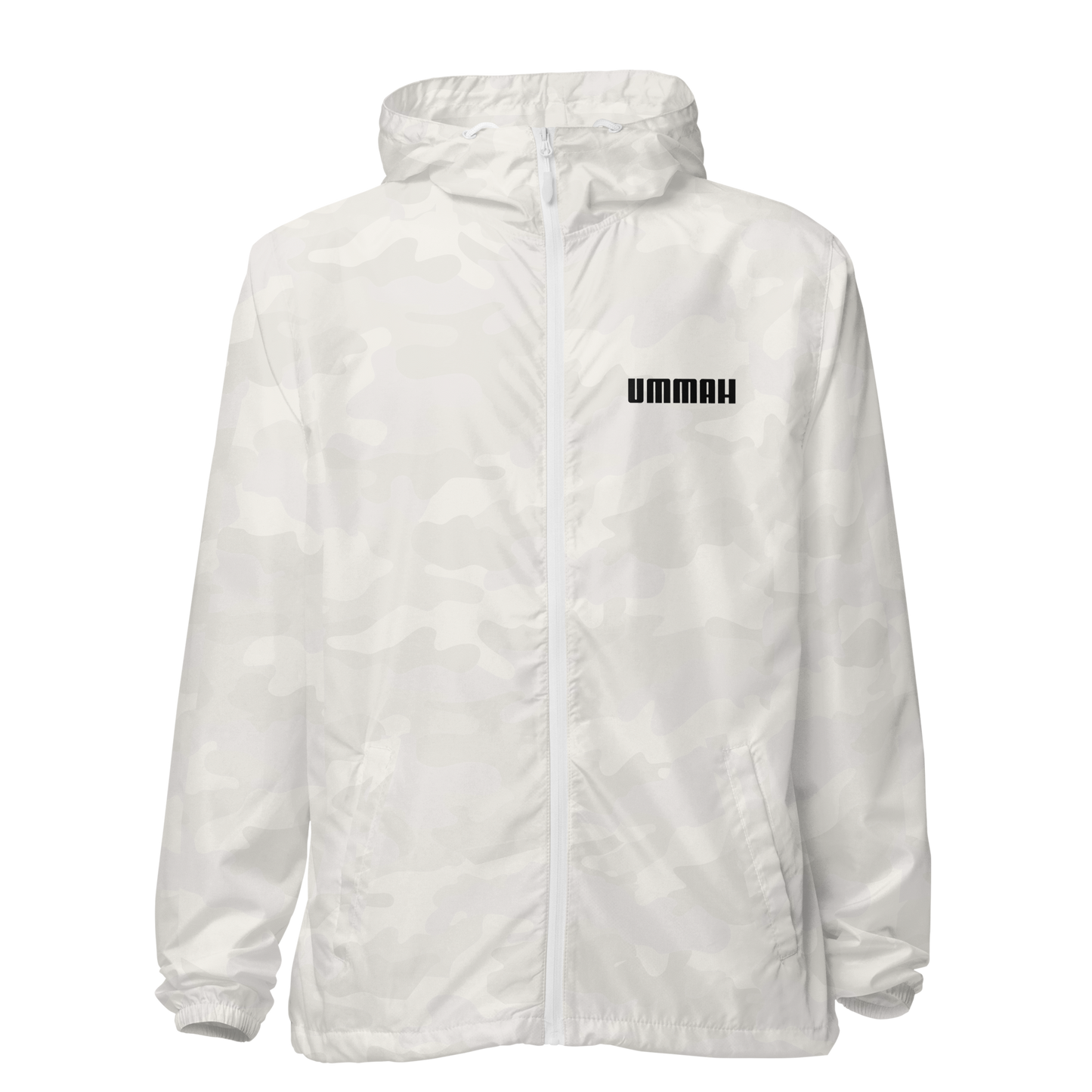JACKET Lightweight Zip Windbreaker - UMMAH - Black
