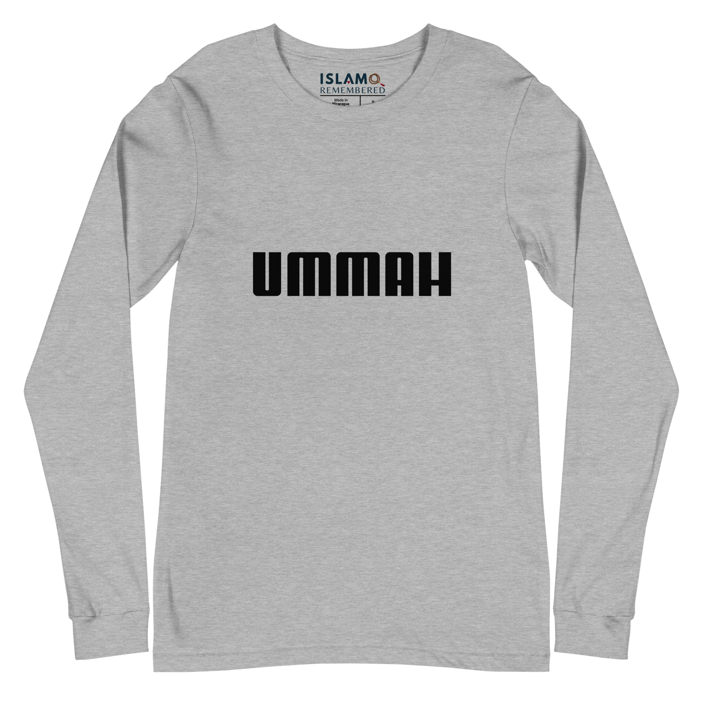ADULT Long Sleeve Shirt - UMMAH - Black