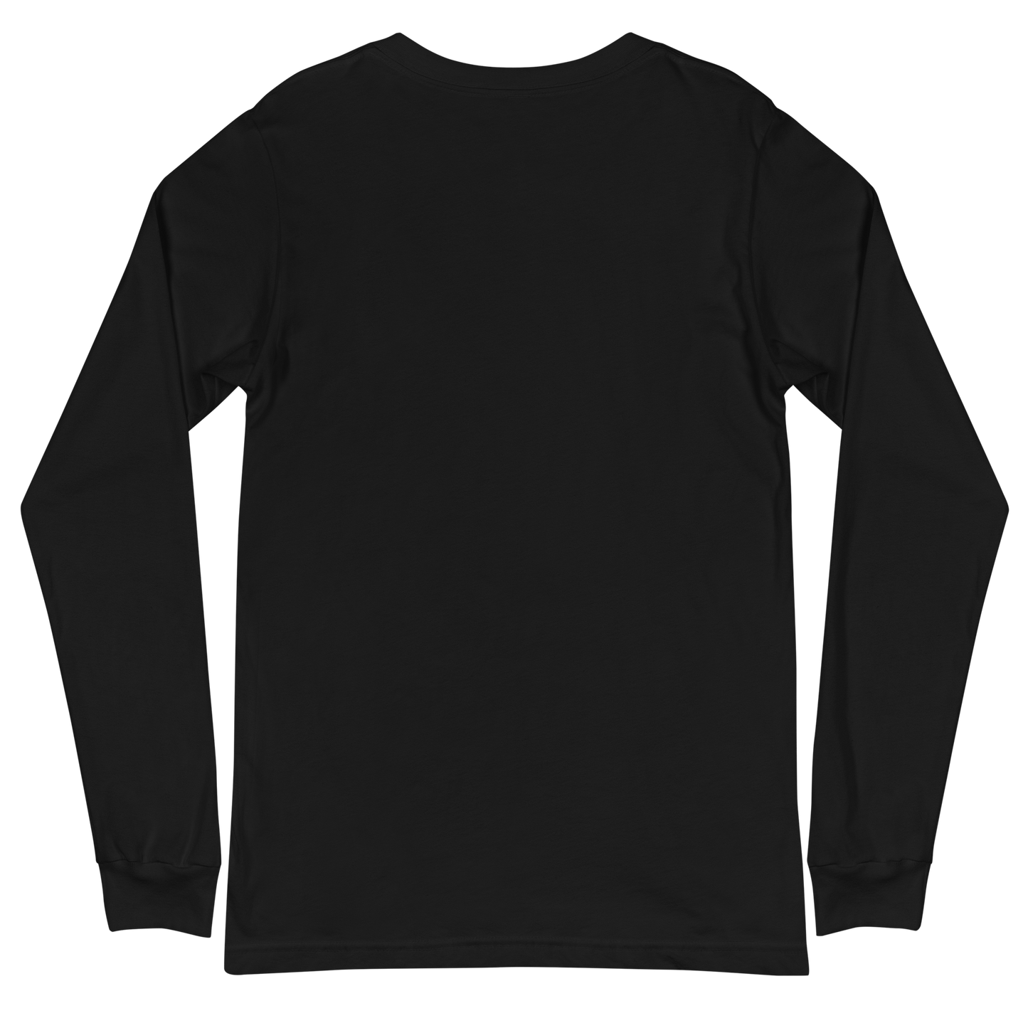 ADULT Long Sleeve Shirt - TAKBEERLAND FULL LOGO (Centered/Medium) - Black